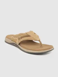 Woodland Woodland Men Camel Brown Leather Comfort Sandals