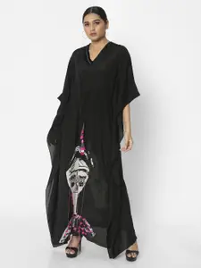 Masaba Women Black Solid Kaftan Dress