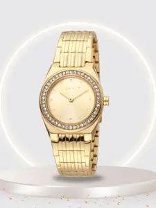 ESPRIT Women Gold-Toned Analogue Watch ES1L148M0065