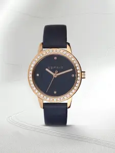 ESPRIT Women Navy Blue Solid Analogue Watch ES1L163L0055