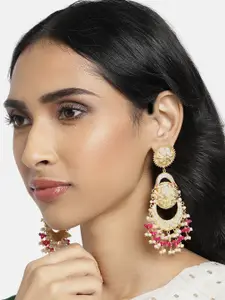 Peora Gold-Plated Crescent Shaped Chandbalis