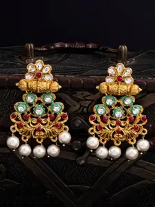 Sukkhi Gold-Plated Classic Drop Earrings