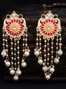 Sukkhi Gold-Plated Contemporary Drop Earrings