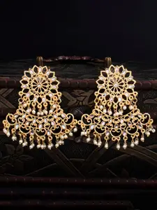 Sukkhi Gold-Plated Classic Drop Earrings