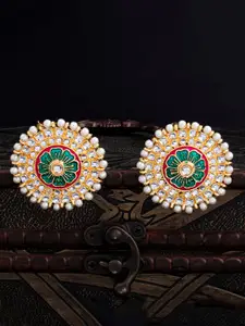 Sukkhi Gold-Plated Circular Studs