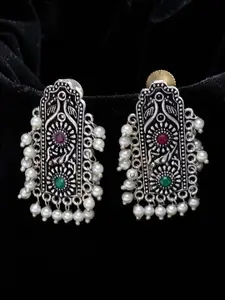 PANASH Silver-Plated Classic Drop Earrings