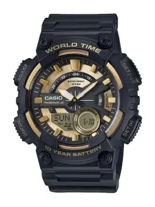 Casio Youth Combination Men Black Analogue and Digital watch AD206 AEQ-110BW-9AVDF