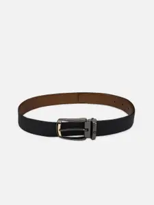 Louis Philippe Men Brown & Navy Leather Reversible Formal Belt