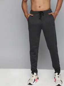 Harvard Men Charcoal Grey Straight Fit Solid Track pants