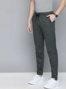 Harvard Men Grey Melange Solid Tapered Style Track Pants