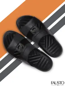 FAUSTO Men Black Sandals