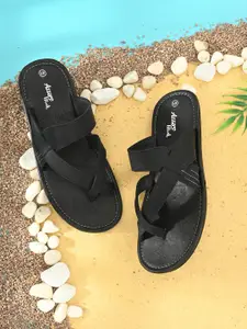 Azzaro Black Men Black Sandals