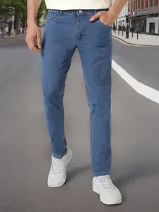 Urbano Fashion Men Blue Slim Fit Mid-Rise Clean Look Stretchable Jeans