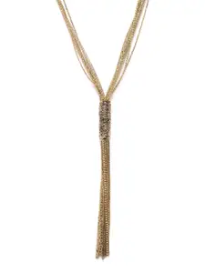 RICHEERA Women Antique Gold-Plated Layered Necklace