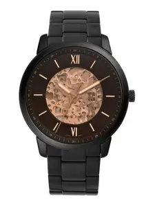 Fossil Men Black Analogue Watch ME3183