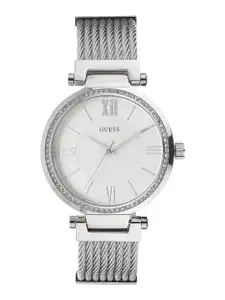 GUESS Women Silver-Toned Analogue Watch W0638L1