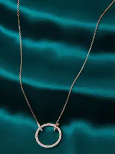 GIVA 925 Sterling Silver & Rose Gold-Plated Forever Valentine Pendant