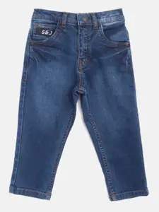 Gini and Jony Boys Blue Slim Fit Mid-Rise Clean Look Stretchable Jeans