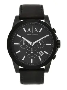 Armani Exchange Men Black Dial Chronograph Watch AX2098