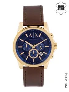 Armani Exchange Men Navy Dial Chronograph Watch AX2508