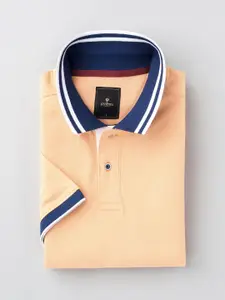 INVICTUS Peach-Coloured Polo T-shirt