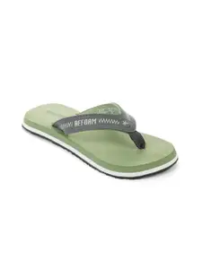 REFOAM Women Olive Green Solid Slip-On