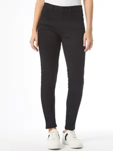 DOROTHY PERKINS Women Black Alex Skinny Fit Mid-Rise Clean Look Stretchable Jeans