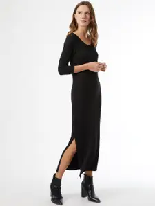DOROTHY PERKINS Women Black Solid Maxi Dress