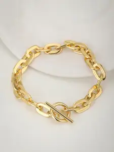 Carlton London Gold-Plated Link Bracelet