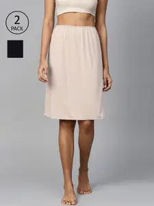 Marks & Spencer Women Pack of 2 Knee Length Skirt Slips
