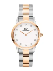 Daniel Wellington Women Iconic Lumine 28mm White Dial Round Analogue Watch- DW00100359