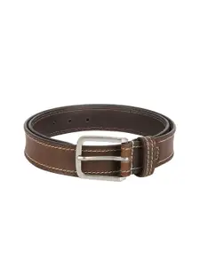 Aditi Wasan Men Brown Solid Genuine Leather Belt