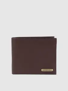 Hidesign Men Brown Solid Two Fold Wallet