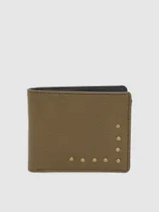 Baggit Baggit Men Brown Solid Two Fold Wallet