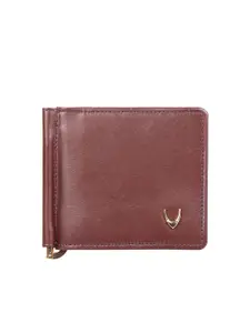 Hidesign Men Brown Solid Two Fold Leather Wallet
