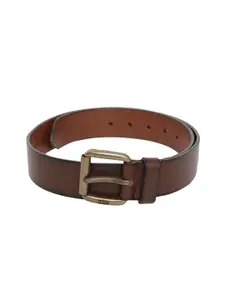 Levis Men Tan Brown Solid Leather Belt