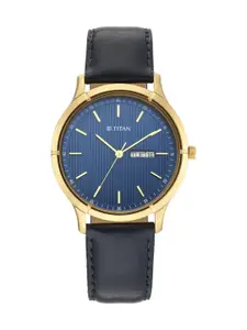 Titan Men Blue Analogue Watch 1775YL02