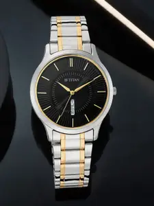 Titan Men Black Analogue Watch