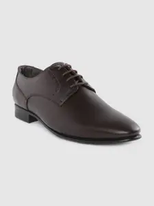 INVICTUS Men Coffee Brown Solid Formal Derbys