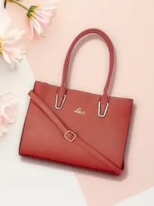Lavie Ketamine Women Red Solid Large Satchel Handbag