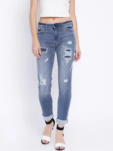 Tokyo Talkies Blue Stretchable Jeans