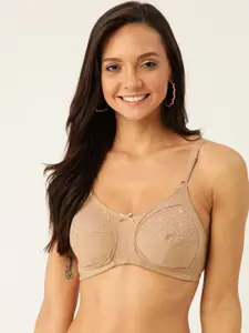 DressBerry Beige Lace Non-Wired Non Padded Everyday Bra DB-PM-SKI-006