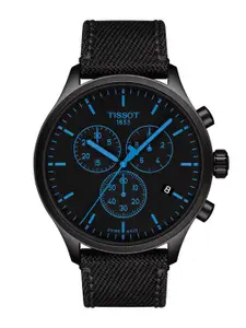 TISSOT Men Black Chronograph Swiss Made Watch T1166173705100