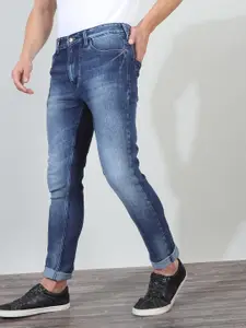 The Indian Garage Co Men Blue Slim Fit Mid-Rise Clean Look Stretchable Jeans