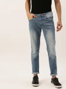 The Indian Garage Co Men Blue Slim Fit Mid-Rise Clean Look Jeans