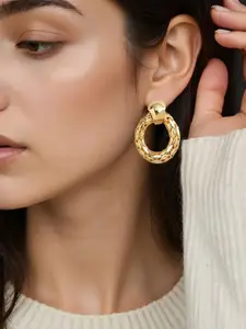 TOKYO TALKIES X rubans FASHION ACCESSORIES TOKYO TALKIES Gold Classic Handcrafted Hoop Earrings