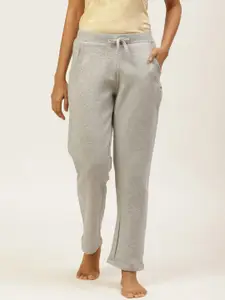 Sweet Dreams Women Grey Melange Solid Lounge Pants
