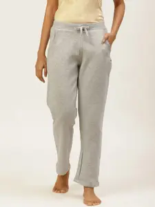 Sweet Dreams Women Grey Melange Solid Lounge Pants