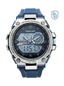 Fastrack Men Black Analogue and Digital Watch 38055PP01