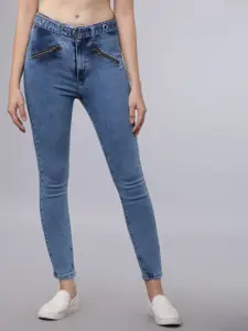 Tokyo Talkies Women Blue Slim Fit High-Rise Clean Look Jeans